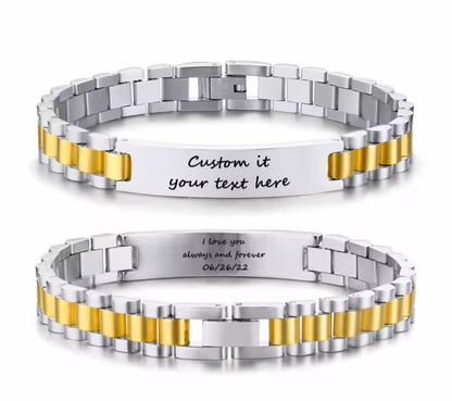 Costum 18K Gold Plated Bracelet