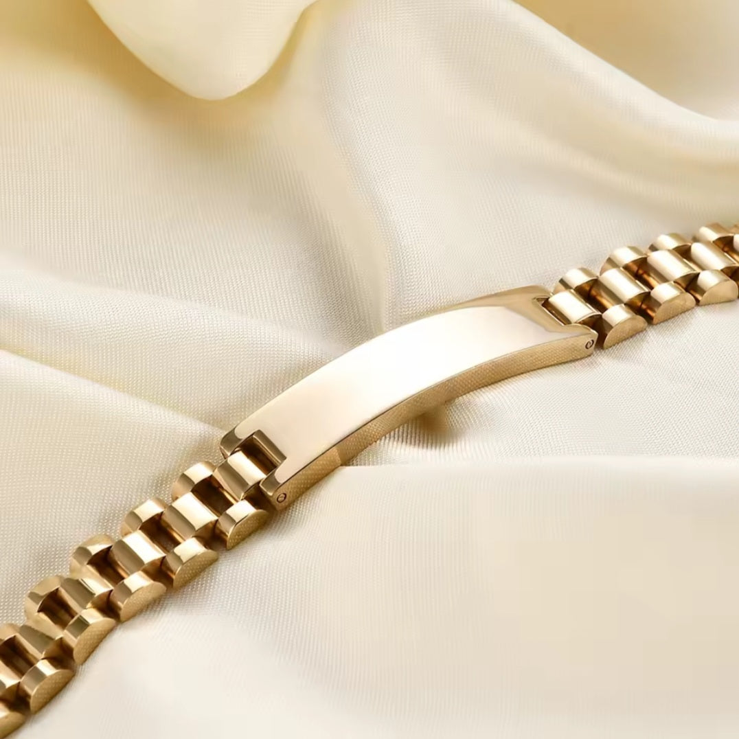 Costum 18K Gold Plated Bracelet